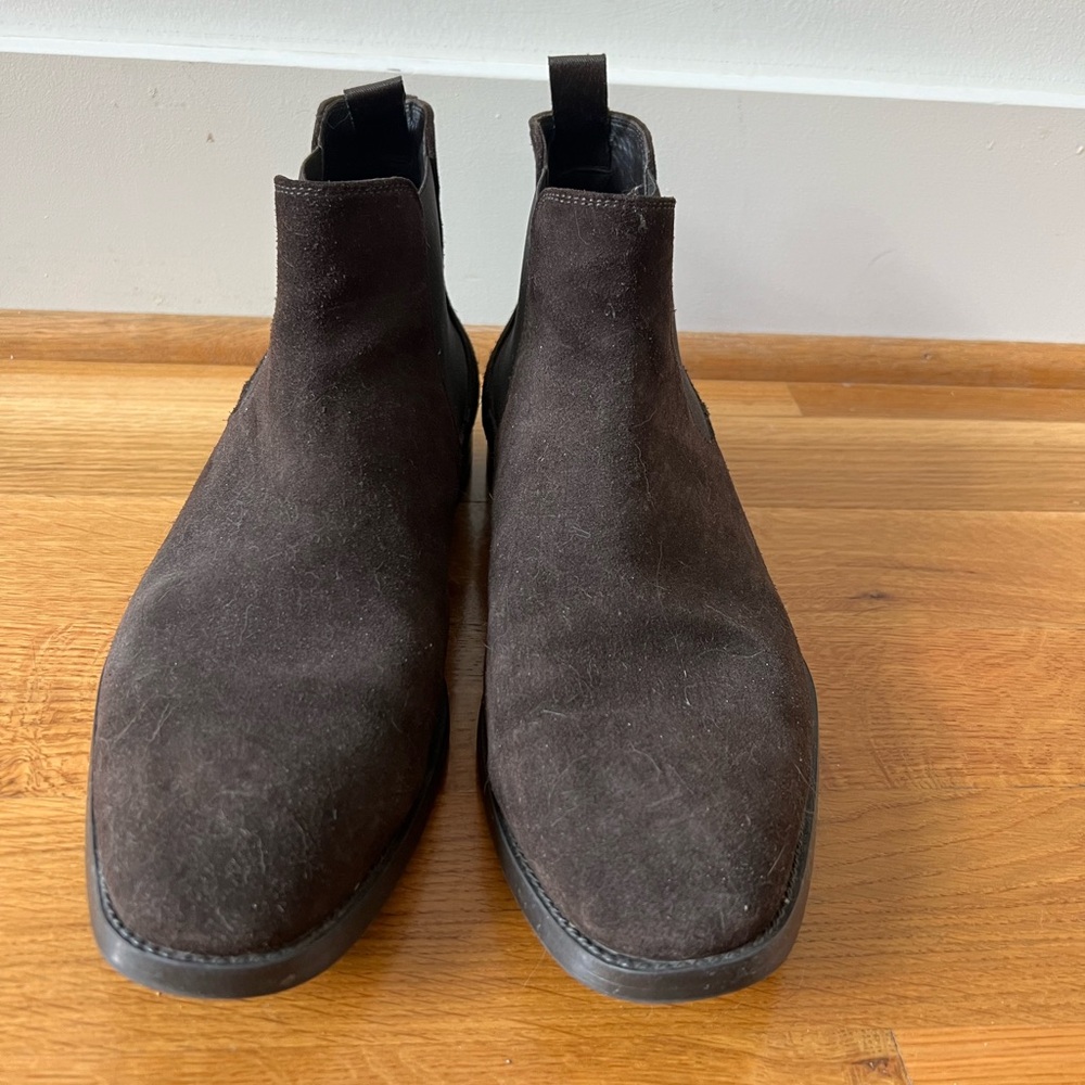 Men’s Armani Suede Chelsea Boots